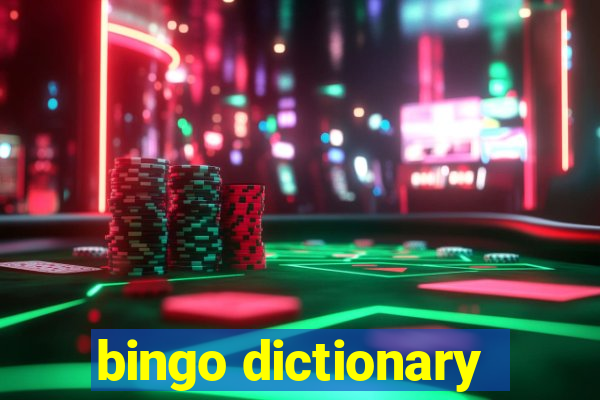 bingo dictionary