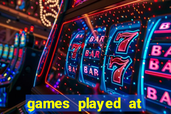 games played at the casino