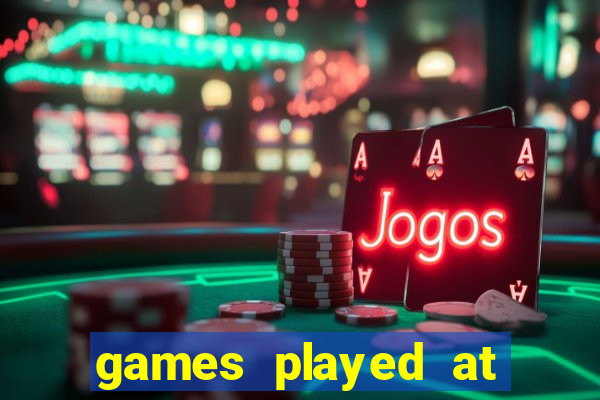 games played at the casino