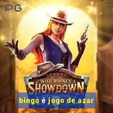 bingo é jogo de azar