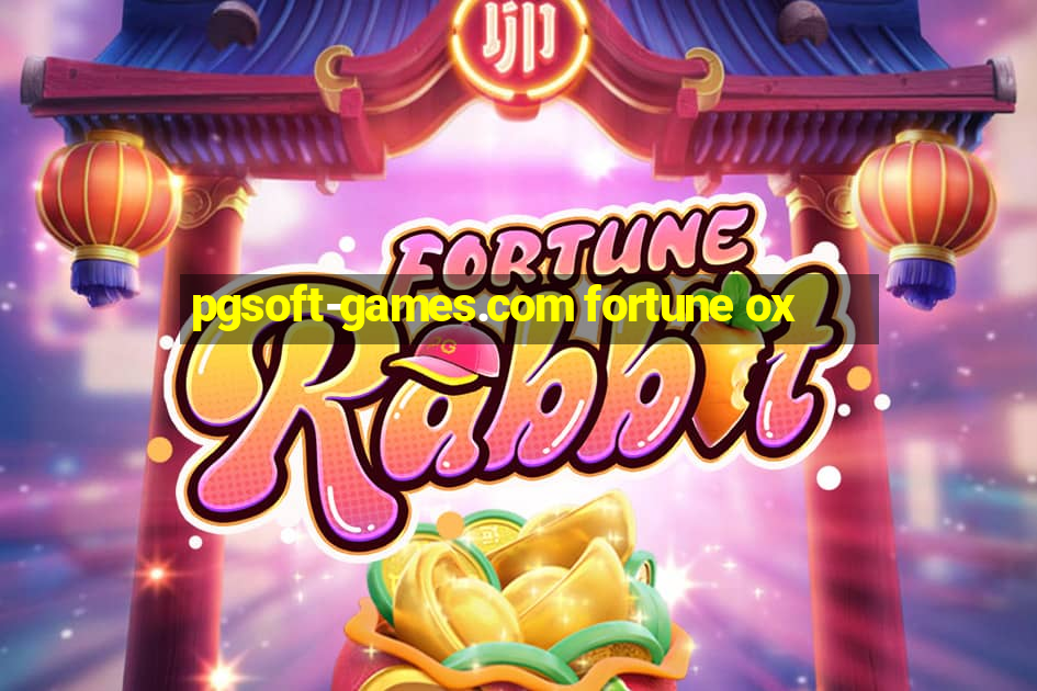 pgsoft-games.com fortune ox