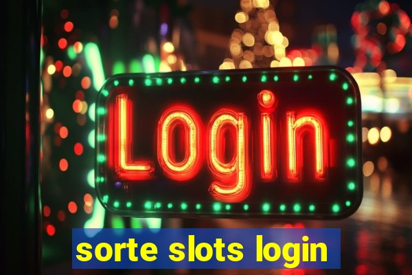 sorte slots login