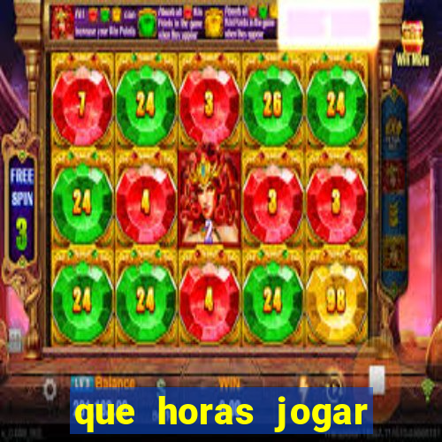 que horas jogar fortune tiger