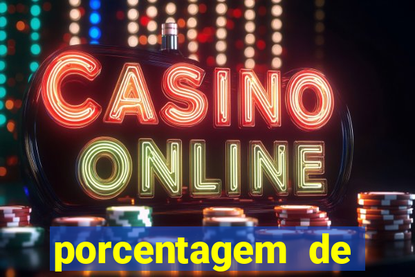 porcentagem de jogos slots