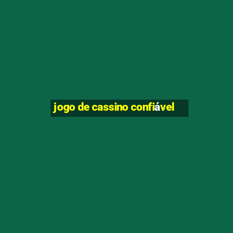 jogo de cassino confiável