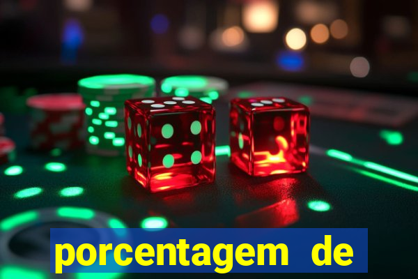 porcentagem de ganhos slots