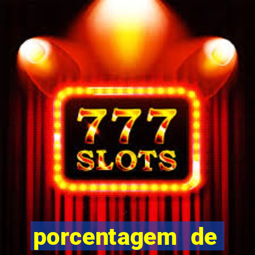 porcentagem de ganhos slots