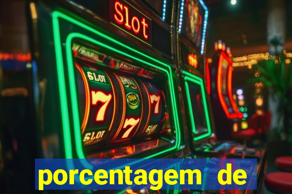 porcentagem de ganhos slots