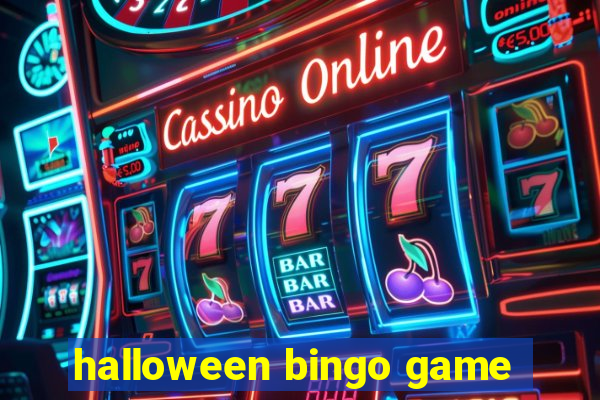 halloween bingo game