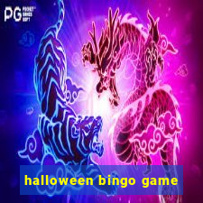 halloween bingo game