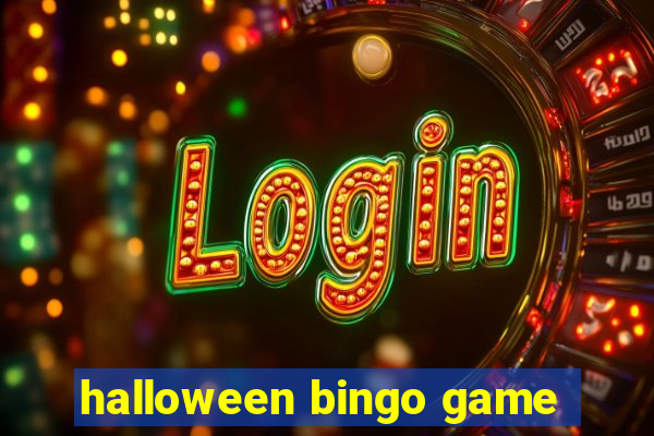 halloween bingo game