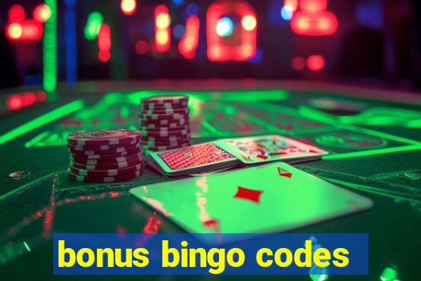 bonus bingo codes