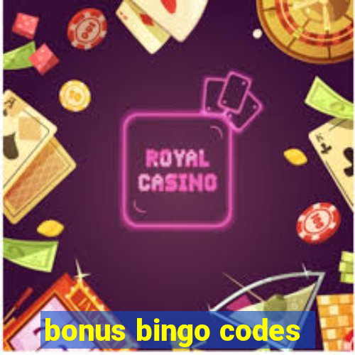 bonus bingo codes