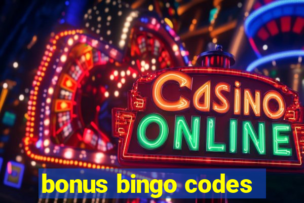 bonus bingo codes