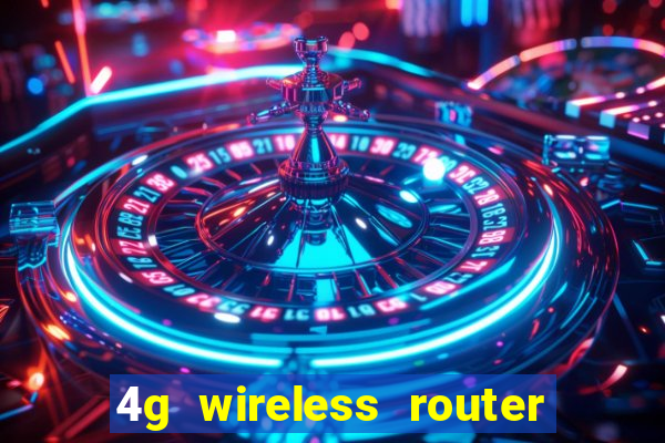 4g wireless router with sim card slot