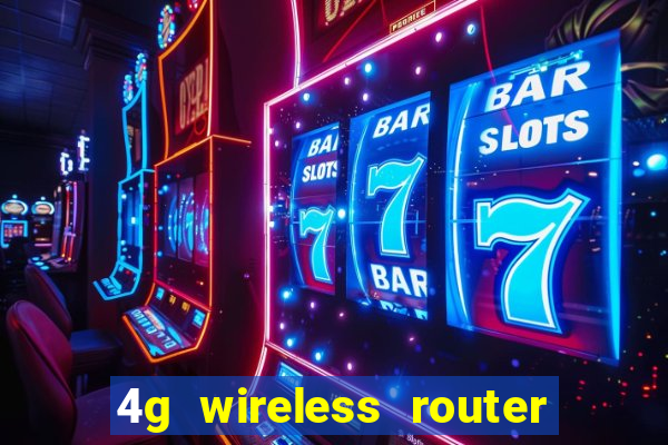 4g wireless router with sim card slot