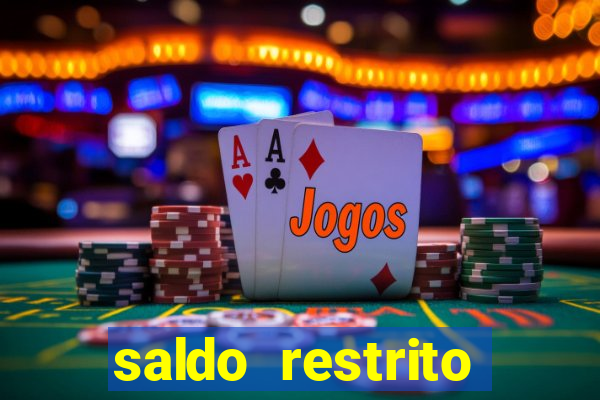 saldo restrito sporting bet