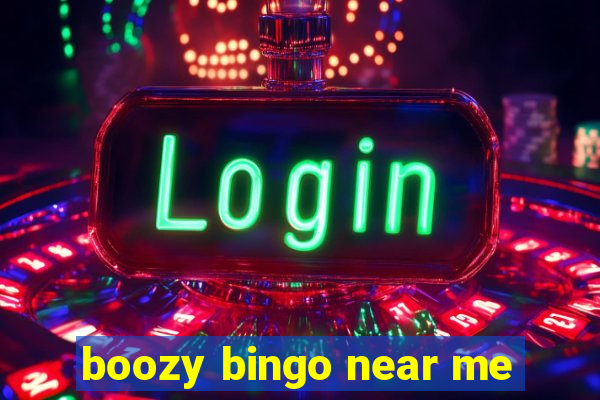 boozy bingo near me