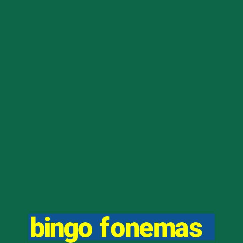 bingo fonemas