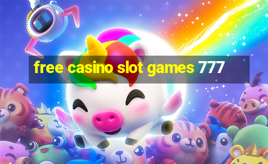 free casino slot games 777