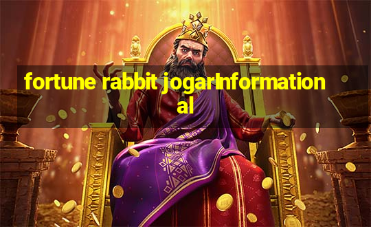 fortune rabbit jogarInformational