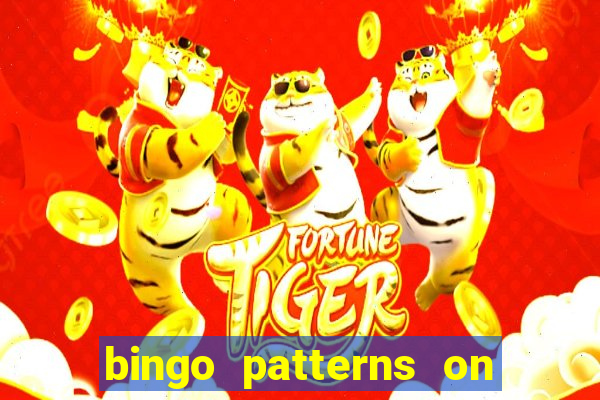 bingo patterns on slot machines