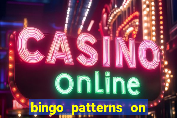 bingo patterns on slot machines