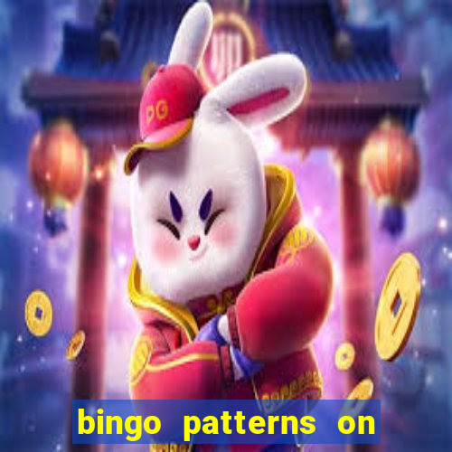 bingo patterns on slot machines