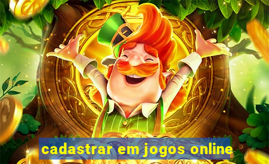 cadastrar em jogos online