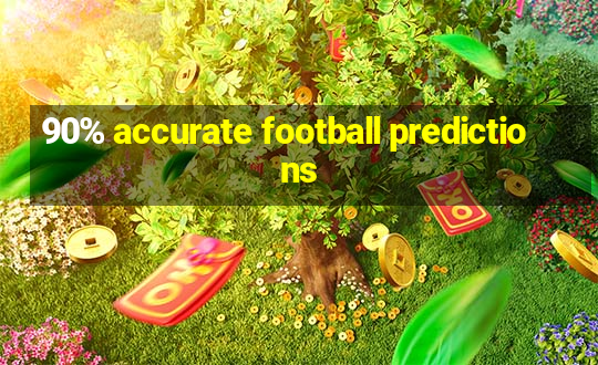 90% accurate football predictions