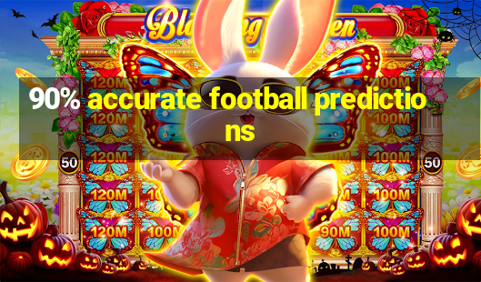 90% accurate football predictions