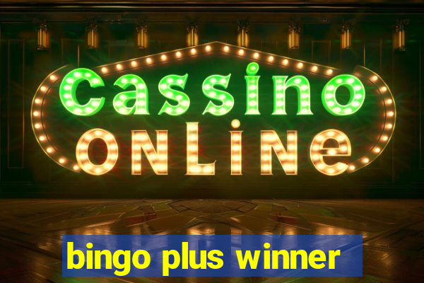 bingo plus winner