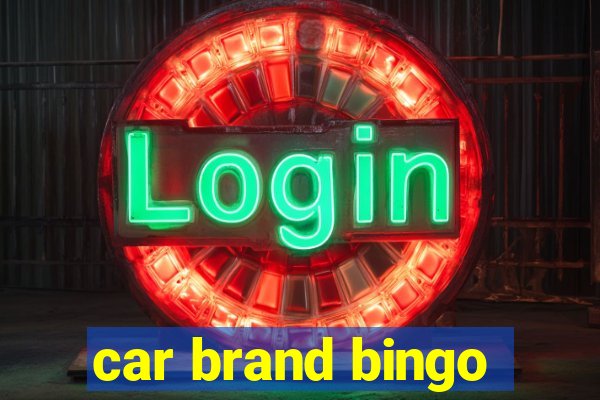 car brand bingo