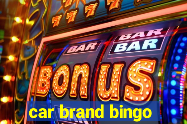 car brand bingo