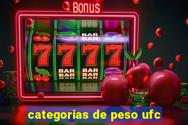 categorias de peso ufc