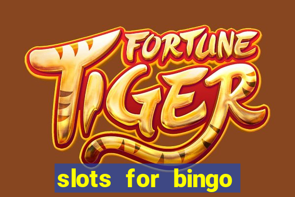 slots for bingo prova de pagamento