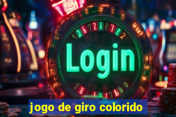 jogo de giro colorido