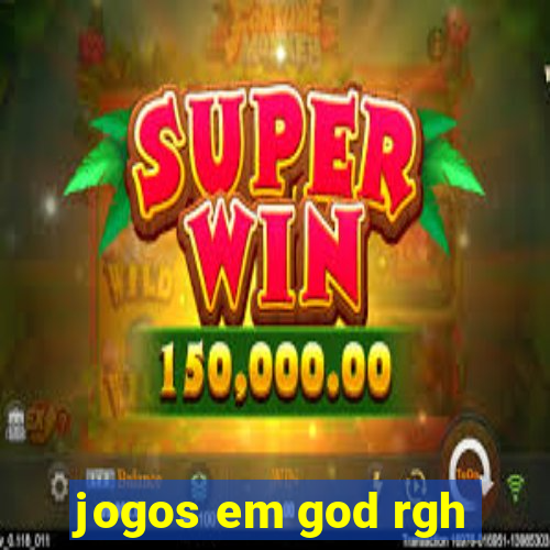 jogos em god rgh