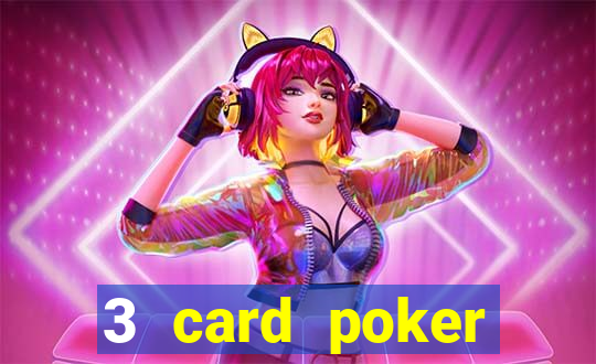 3 card poker casino odds