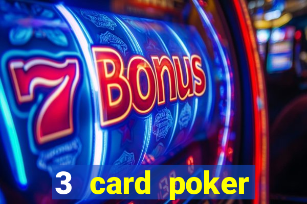 3 card poker casino odds