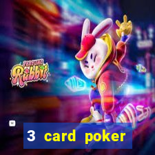 3 card poker casino odds