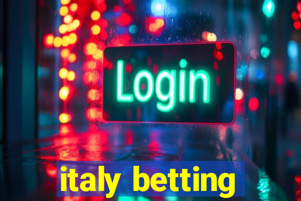 italy betting