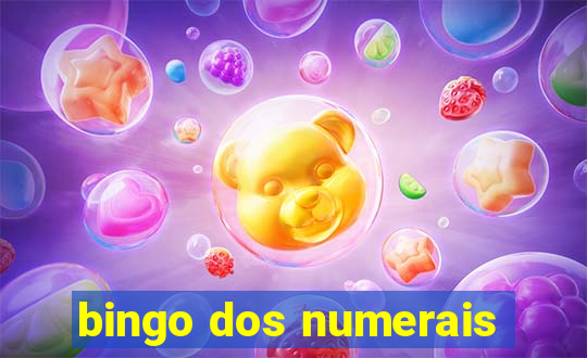 bingo dos numerais