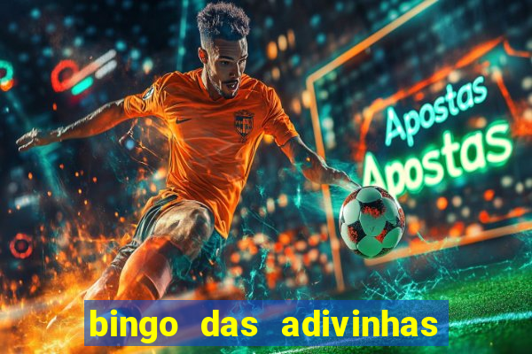 bingo das adivinhas para imprimir