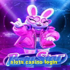 slots casino login