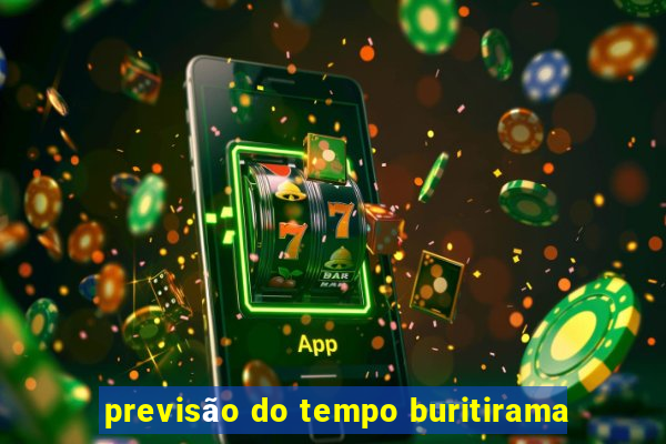 previsão do tempo buritirama