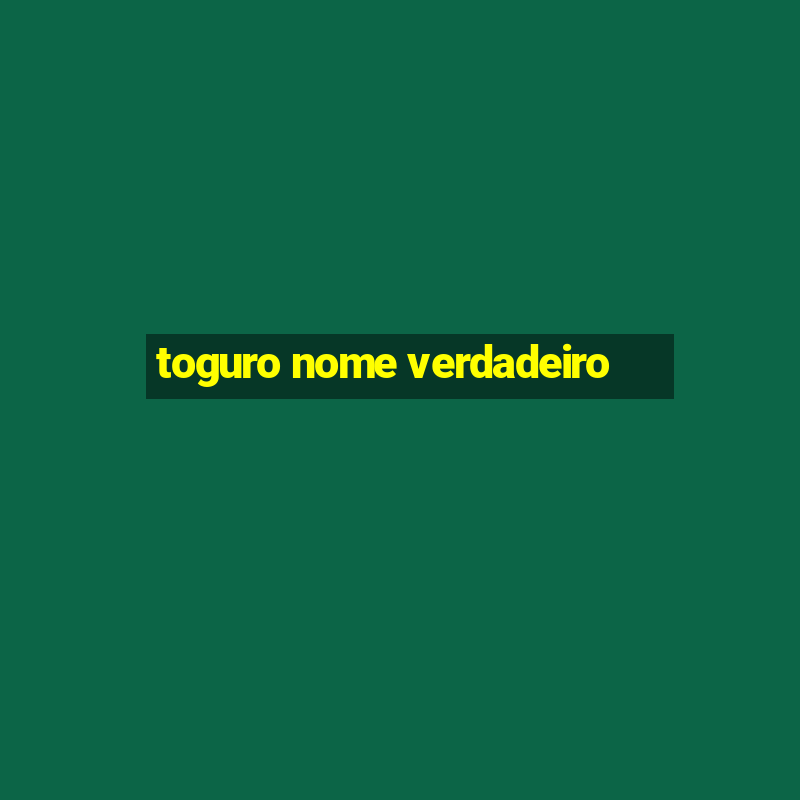 toguro nome verdadeiro