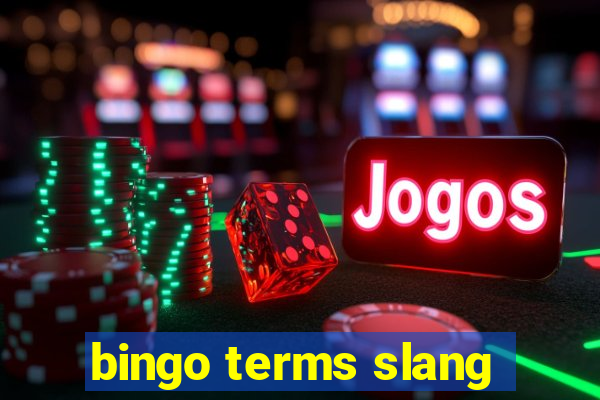 bingo terms slang