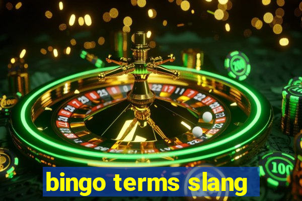 bingo terms slang