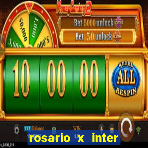 rosario x inter onde assistir